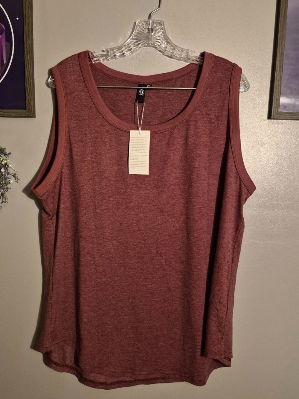 Wine Red Tank Top